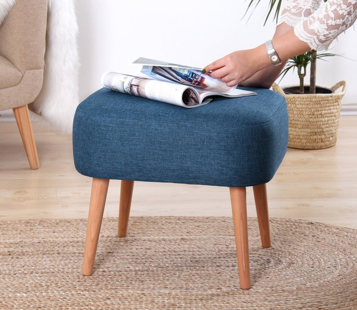 Atelier Del Sofa Puf Bohemio Azul